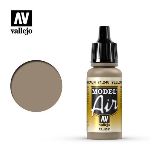 Vallejo Model Air Acrylic Hobby Paints : 17ml Bottles For Airbrushing & Brushing - Picture 139 of 239