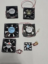 Variety of 5 - 12V DC brushless fans - Tested