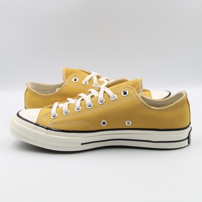 yellow low top chucks