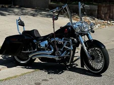 PAINTED FRONT 21" Stretched FENDER 4 HARLEY  FL Heritage Softail 1986-UP