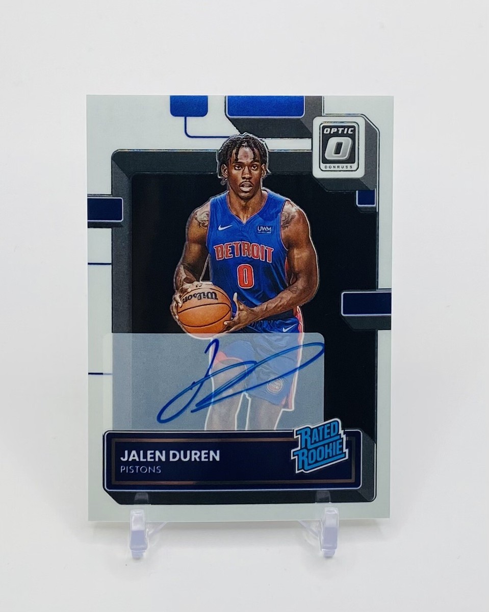 2022-23 Jalen Duren Donruss Optic Rated Rookie Autograph RC ? | eBay