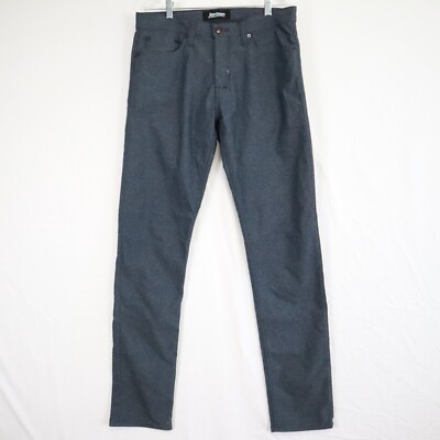 Revtown Pants Mens 34x32 Sharp Slim Tapered 5-Pocket Jean Cut Decade Denim Blue