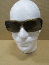 sunglasses SPY brown square wrap around mutil MCII mens tortoise shell dark lens