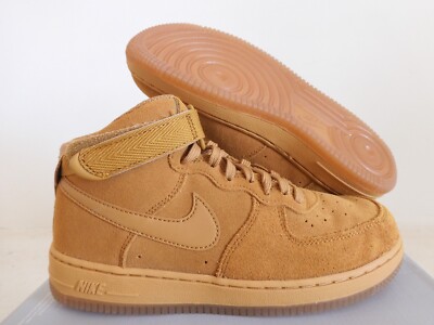 NIKE AIR FORCE MID LV8 (PS) WHEAT-GUM LIGHT BROWN
