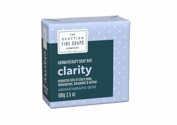 Scottish Fine Soaps Aromatherapy Wellbeing Clarity Soap 100g