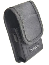 BELTRON Universal Nylon Flip Phone Case with Metal Belt Clip & Secure Closure