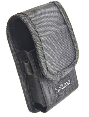 BELTRON Universal Nylon Flip Phone Case with Metal Belt Clip & Secure Closure