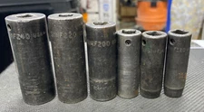 Set Of 6 Snap On SIMF 240, 220, 200, 160, 140, 120 Drive Size 3/8”