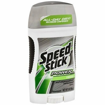 Speed Stick Men's Antiperspirant Deodorant All Day Dry Power Fresh Scent 3 oz
