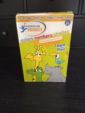 Hooked On Phonics Colors Numbers Shapes Super Activity Kit 3-Pack 2006 BRAND NEW