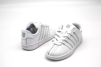 K SWISS CLASSIC VN 53343-101-M WHITE/WHITE YOUTH KID LITTLE KIDS
