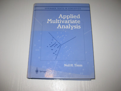 Applied Multivariate Analysis von Neil H. Timm (2002, Gebundene Ausgabe)