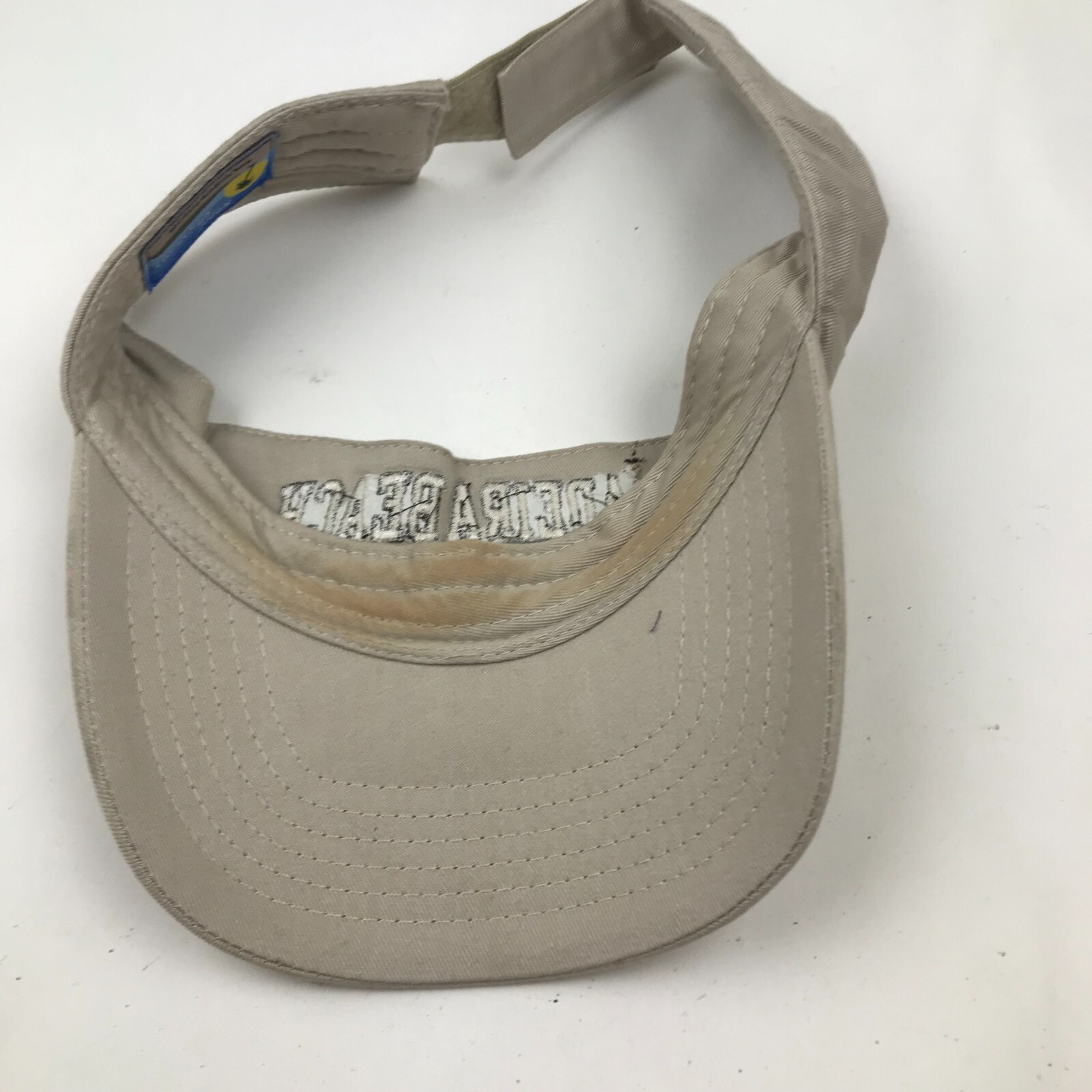 Madeira Beach Visor Hat Cap Strapback Beige Adjus… - image 4