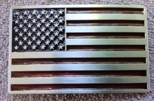 UNITED STATE USA US FLAG COUNTRY PATRIOTIC COLOR AMERICA AMERICAN BELT BUCKLE