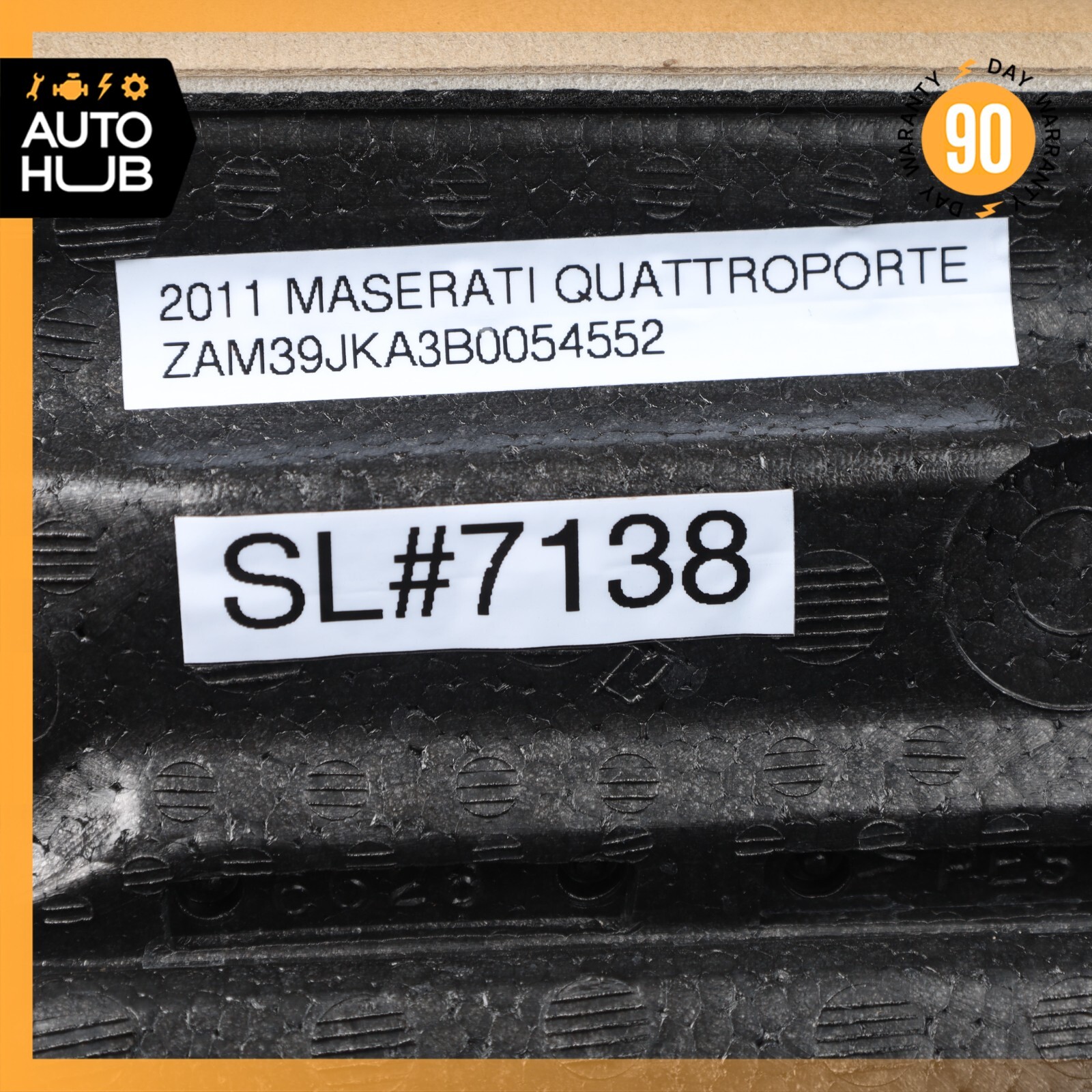 03-13 Maserati Quattroporte S Front Left Interior Trim Panel A Pillar Suede OEM