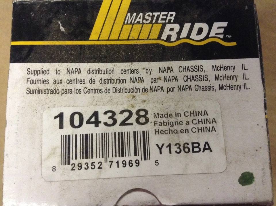 Junta de rótula de suspensión delantera NAPA 104328 - Se adapta a 03-09 Hummer 99-11 GMC 99-11 Chev Foto 2 de 4