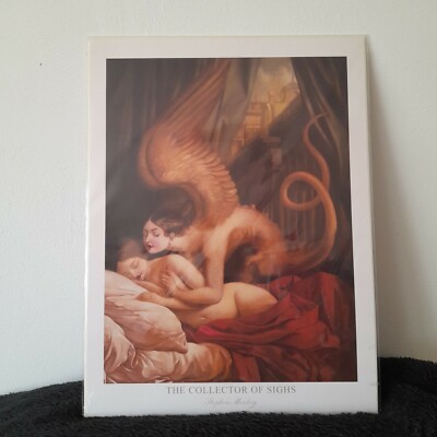 The Collector of Sighs Fantasy Art Print by Artist Stephen Mackey, New