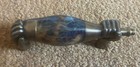 Wine Bottle Pull with Hands, 3" CC in Estate Dover with Tiger Penshell — photo 2