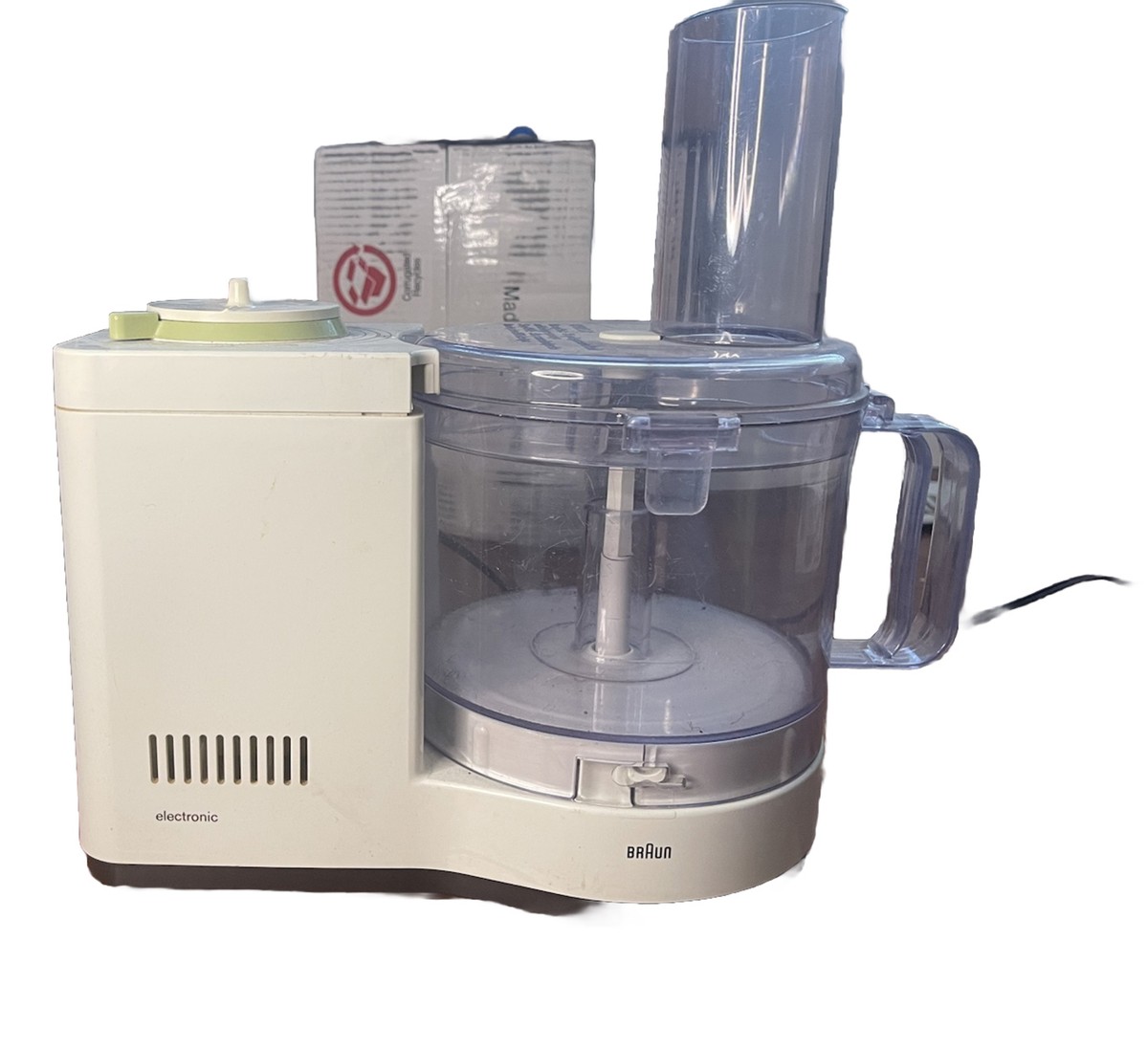 Vintage Braun AG Multipractic 4261 6sp Food Processor Works Great