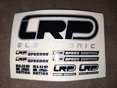 vintage aufkleber rc car LRP (klein - schwarz)