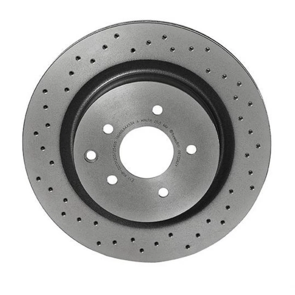 Rotor de freno de disco trasero Brembo 09.7356.2X 322 mm para Nissan 350Z 2003-2009 Foto 3 de 3