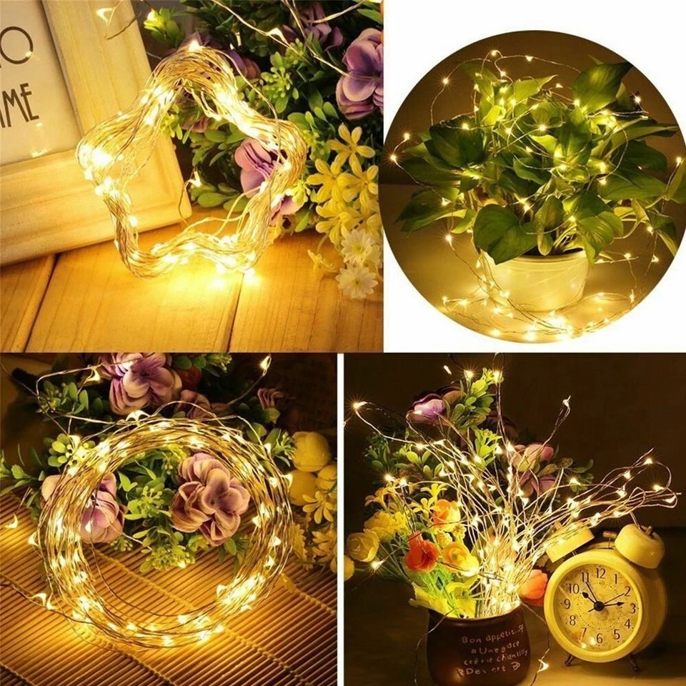 12-Pack 20 LED Fairy String Lights Battery Operated String Lights Waterproof US - Image 4 of 4