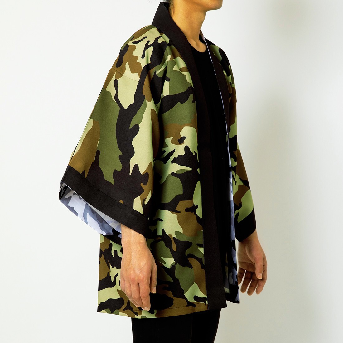 CALEE 「MILITARY HAPPI COAT」ハッピコート Happi. Tokyo Camouflage Military Japan Traditional Kimono