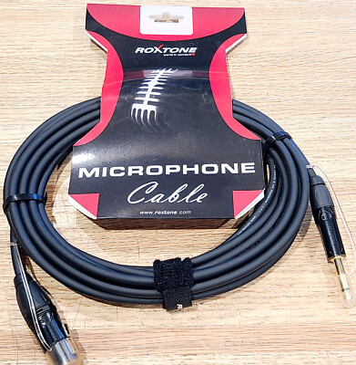 Roxtone Microphone Cable 6 20 ft. GMXJ210LPro Series High-Z