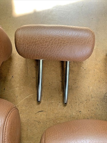 2003-2005 Infiniti FX35 FX45 Headrest Set of 5 Front Rear Left Right Brick OEM - Picture 6 of 12