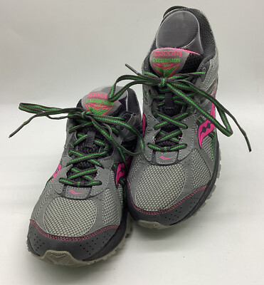 Saucony Women s Excursion TR7 Gray/Pink/Green Running Shoes 15170-13 Sz. 10M