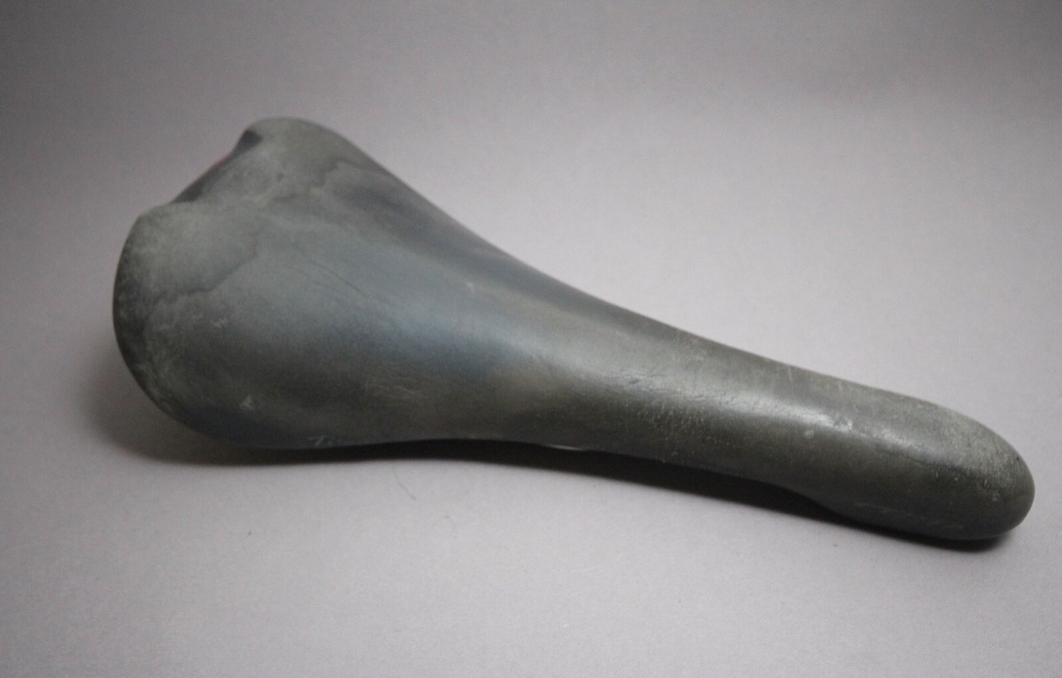 Selle Italia Flite Saddle Titanium Rails / Grey / Red Label / 1991