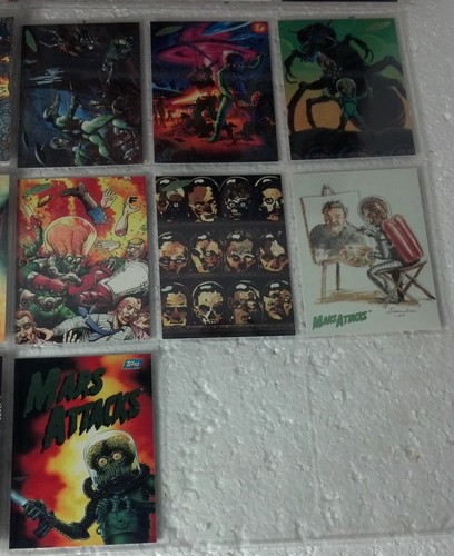 1994 Topps Mars Attacks 34 pk - COMICS / NEW VISIONS / SELF PORTRAIT/ ZERO '0' - Picture 5 of 12