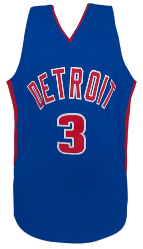 Ben Wallace (PISTONS) Signed Blue Custom Basketball Jersey (SCHWARTZ SPORTS COA) - Picture 3 of 3