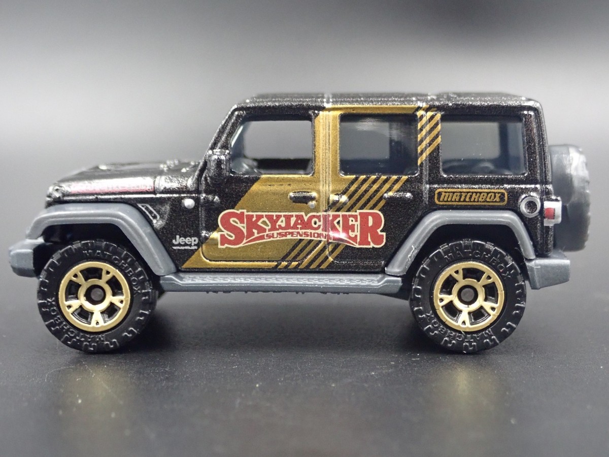Jeep Wrangler 4x4 ミニカー 2018 Jeep Wrangler Rubicon Unlimited 4x4 Yellow and Black