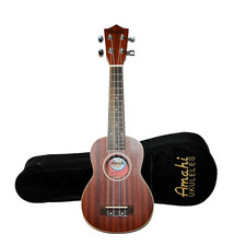 Amahi Select Mahogany Ukulele UK-217S Soprano with Bag