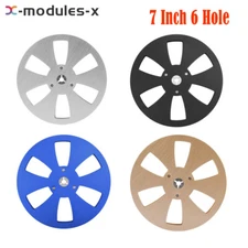 7 Inch Empty Reel 6 Hole Open Reel Sound Tape Reel Opening Machine Part New