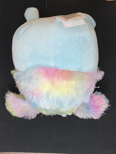 NWT 5" Zozo the Bigfoot Rainbow Tie Dye & Blue Christmas Squishmallow Plush 2021 - Picture 8 of 9
