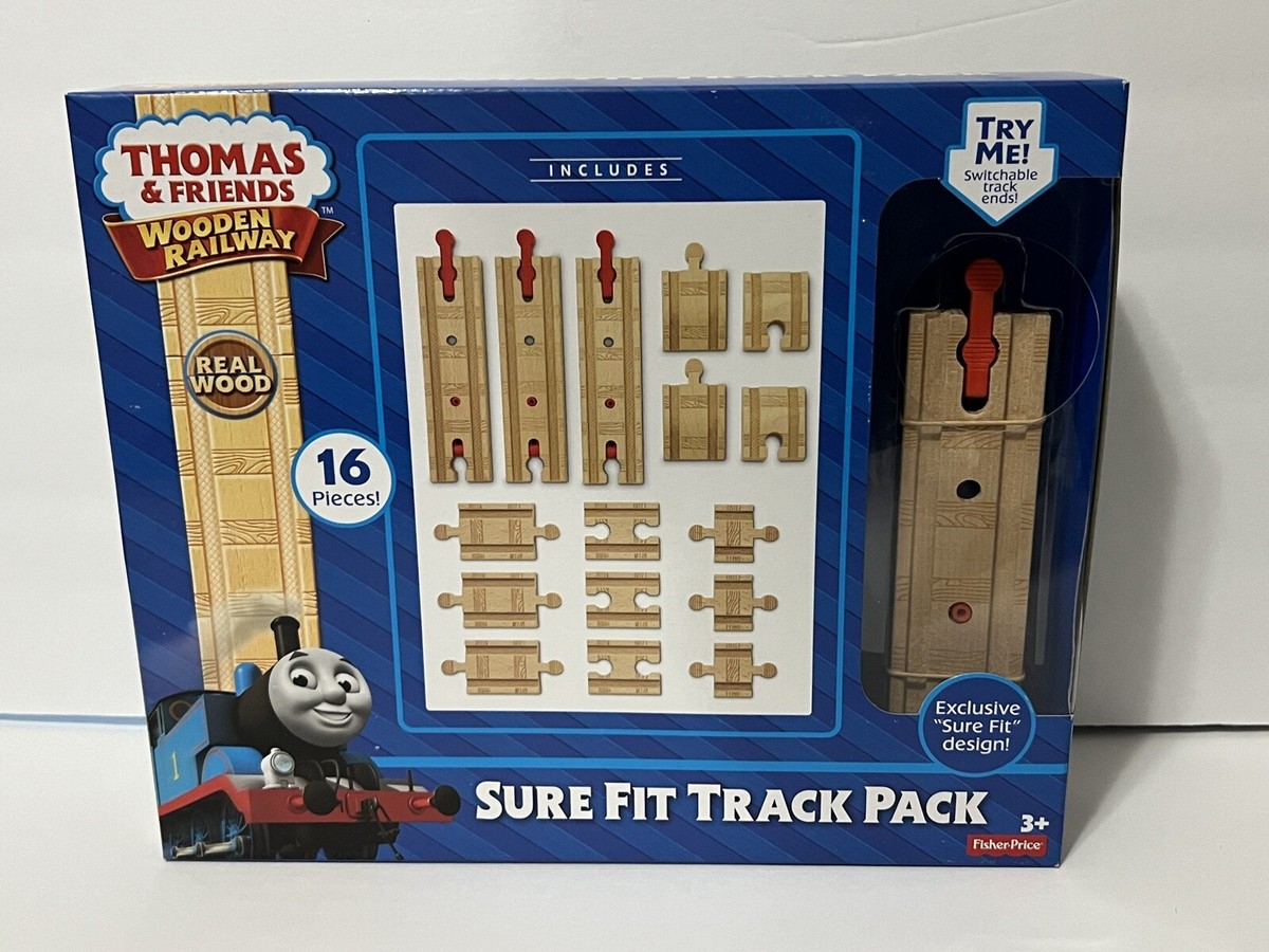 Thomas Friends Wooden Railway Train Tank Engine Sure-Fit Track