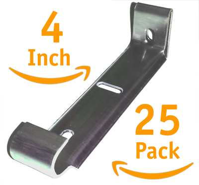 Support pour gouttière de style K en aluminium de 4 po