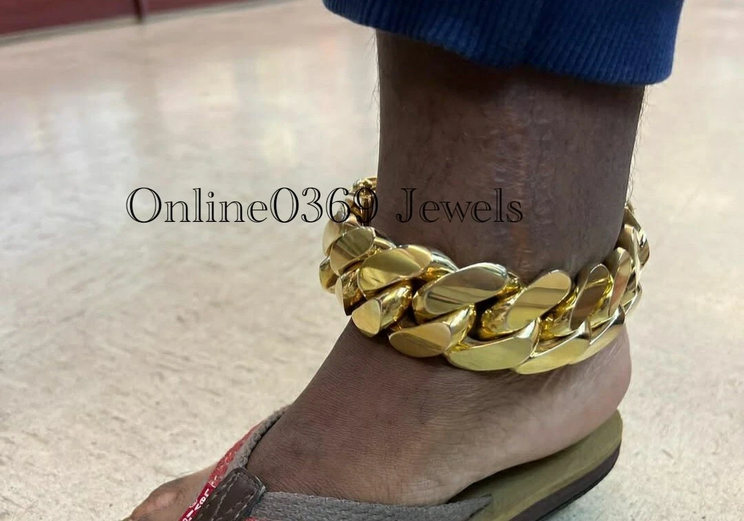 Mens on sale cuban anklet