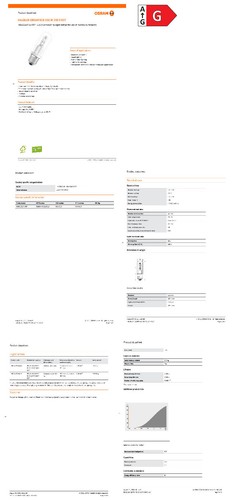 OSRAM Halolux Ceram 150W Clear 230V E27 Halogen Bulb Raft Philippe Starck 64402 - 第 3/3 張圖片