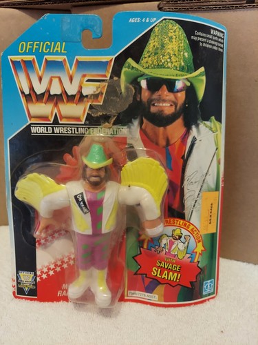 WWF Hasbro Macho Man Randy Savage 1993 Series 5 Wr...
