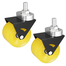 2 Pack Caster Wheels for Razor Crazy Cart XL/DLX 360 Plug Play 70x50mm