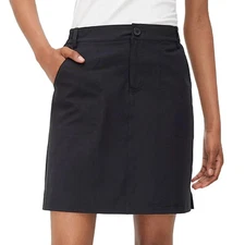 New Women's Black Tilley Trek Skort Size Large