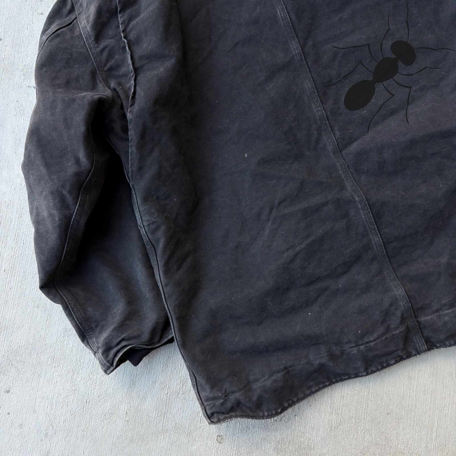 Carhartt C61 black chore work wear jacket thumbnail 7