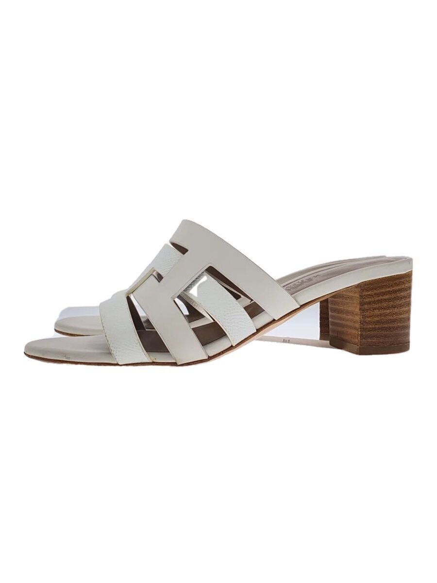 Hermes 20Ss/Amica Sandal/36/White/Leather/201136Z
