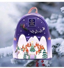 Loungefly Nightmare Before Christmas Christmas Town Mini Backpack  Has Marks 