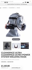 New Clean space Halo Full Face Respirator With 3 Filters
