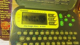 READ INFO- Blister- Casio Club my magic Diary Cool JD-5000 Game & watch loopy