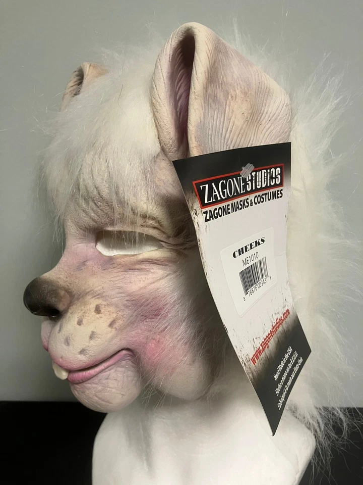 Easter Bunny Rabbit Creature - Zagone Studios "Cheeks" Adult Mask - Image 3 of 4